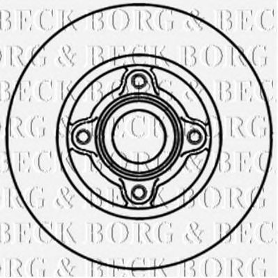 BORG & BECK bbd5939s -  Тормозной диск